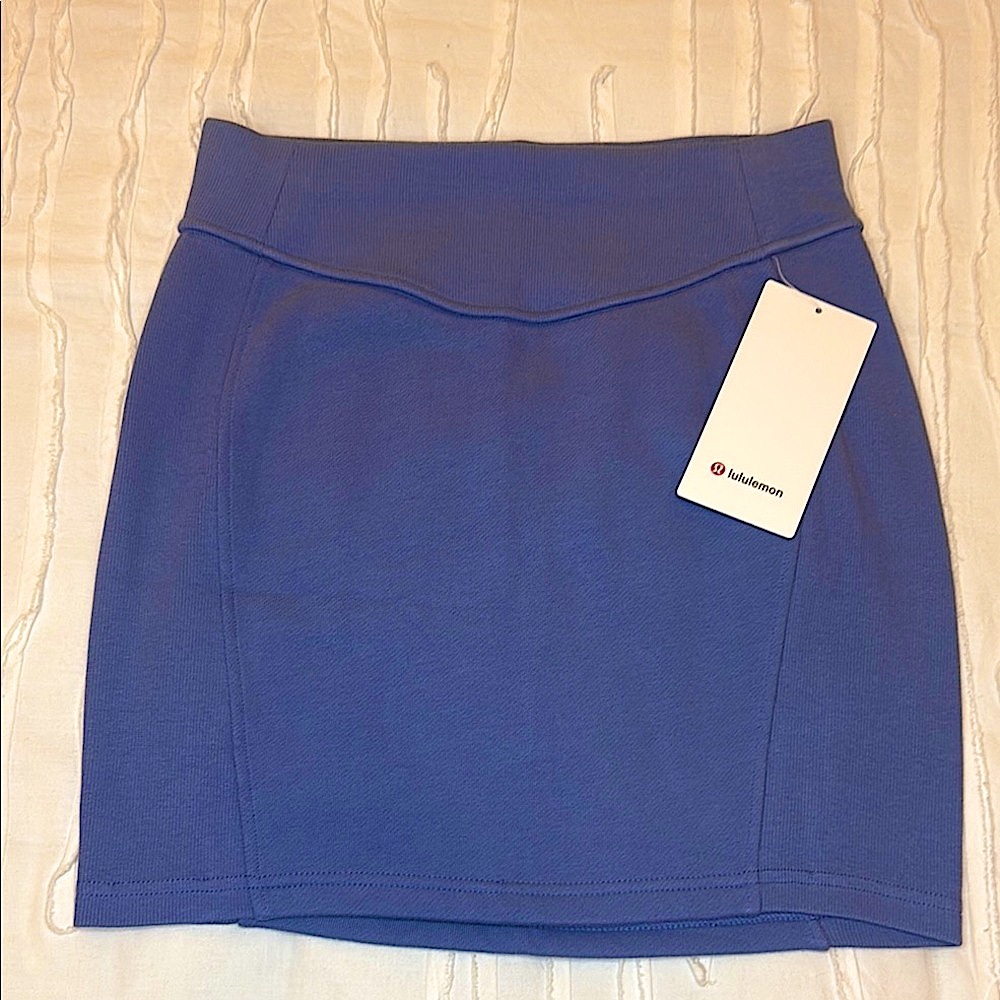 Lululemon Athletica Blue HR Mini Skirt NWT